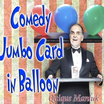 Jumbo Comedy Card in Balloon